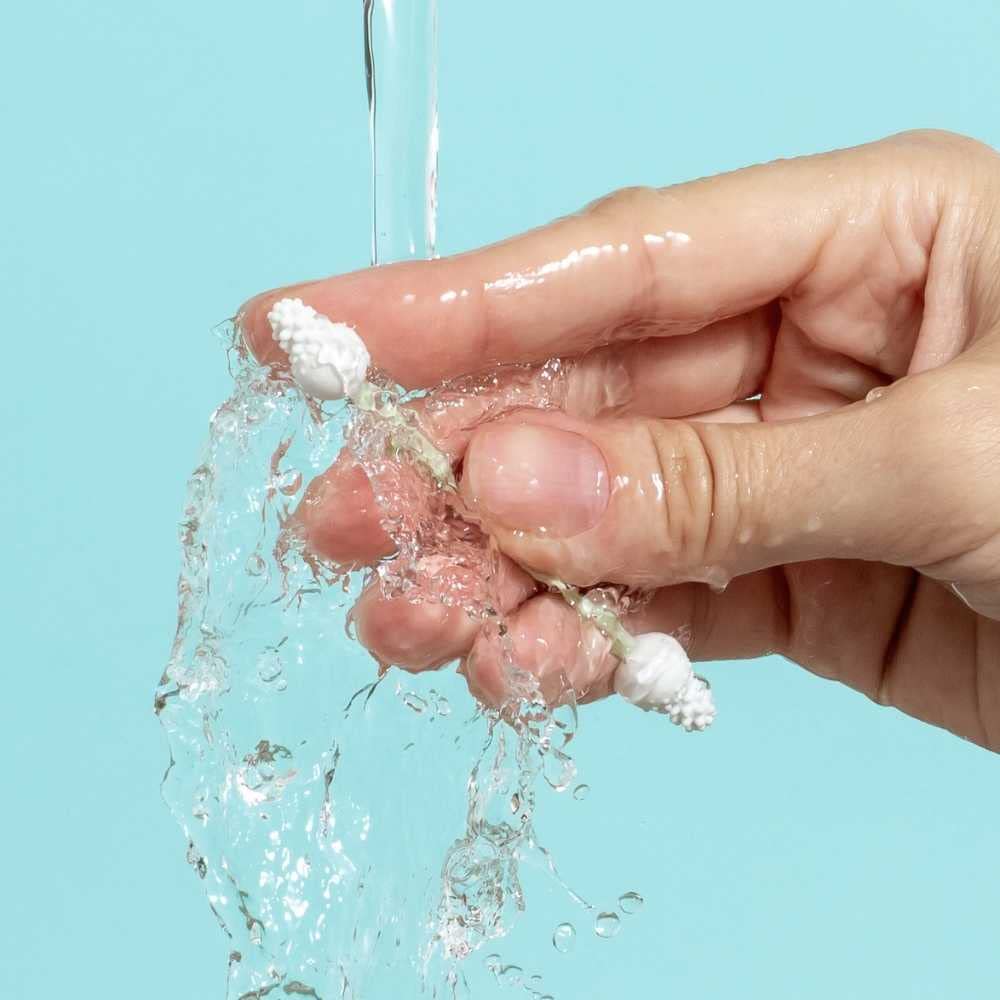 Lastswab Reusable Cotton Safety Swabs For Baby Ear Cleaning - The Sustainable And Sanitary Alternative To Single-Use Q Tips - Ea