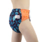 Hybrid Cloth Diaper - Reusable Training Pants, Swim Diaper, Special Needs Briefs, Fits From Baby Up To 10 Years (Size 3, Cloudy