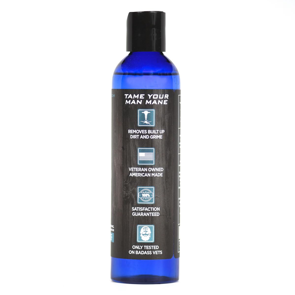 Badass Beard Care Beard Wash For Men - Makes Your Beard Smell Fresh And Clean, Keeps Beard Hair Light, And Skin Hydrated And Ref