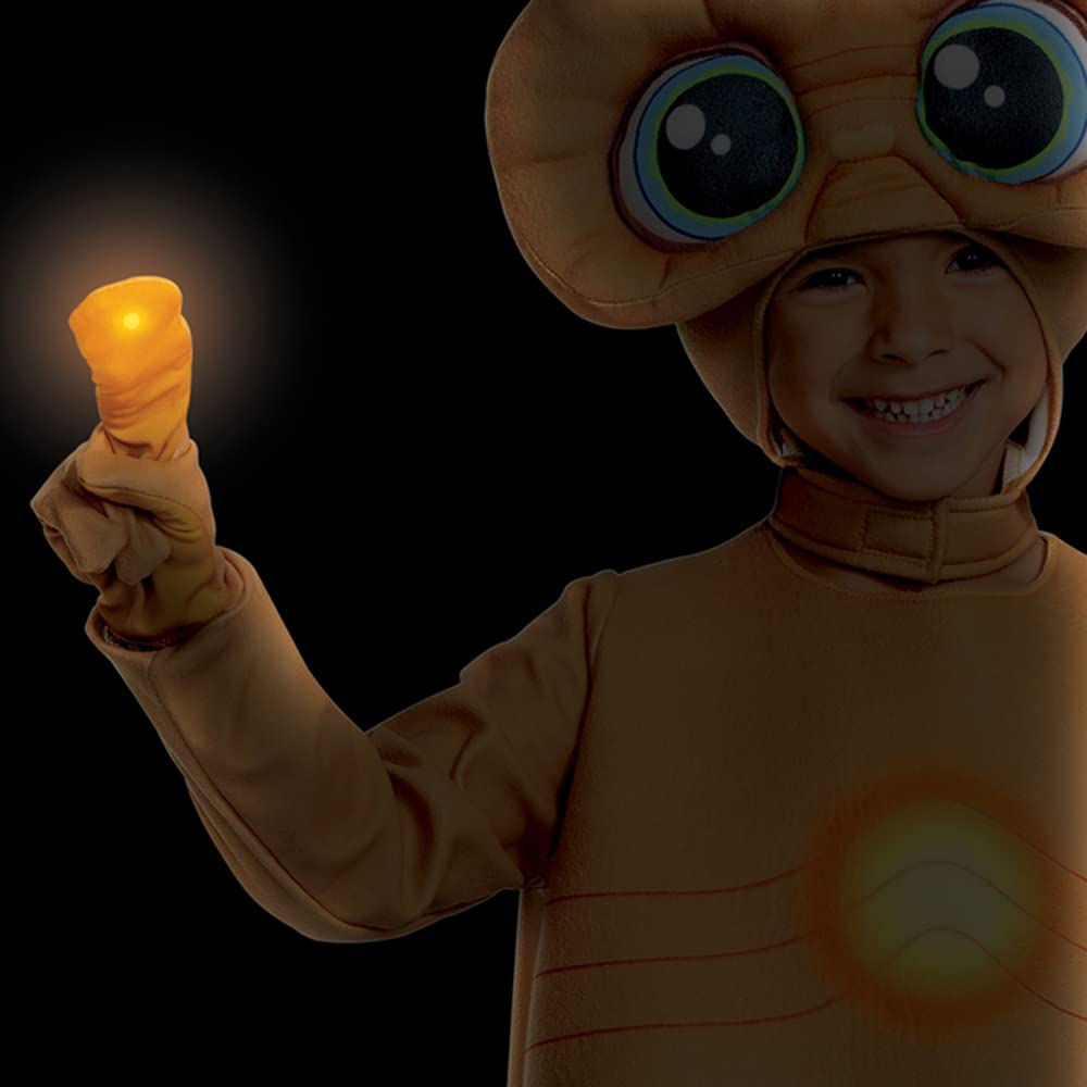 Disguise E.T. Costume For Kids, Official E.T. Costume And Headpiece, Toddler Size Medium (3T-4T)