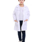 Toptie Kids Lab Coat For School Scientists Halloween Costume-White-5/6