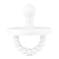 Ryan & Rose Cutie Pat Pacifier Teether (Bulb, White)