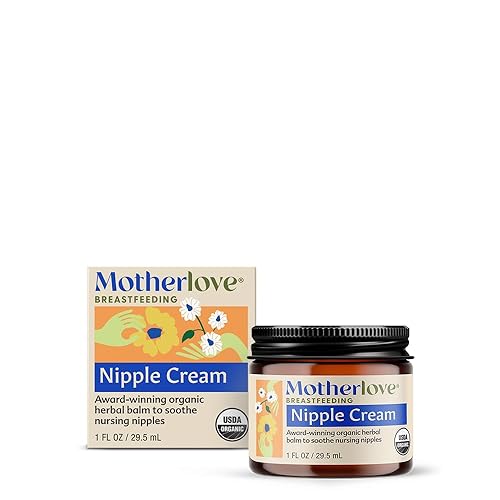 Motherlove Nipple Cream (1Oz) Organic Lanolin-Free Herbal Salve For Breastfeeding   Soothe Nursing Nipples & Use As A Pump Lubri