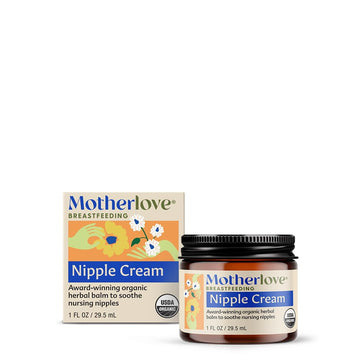 Motherlove Nipple Cream (1Oz) Organic Lanolin-Free Herbal Salve For Breastfeeding   Soothe Nursing Nipples & Use As A Pump Lubri