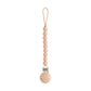 mushie 100% Silicone Baby Pacifier Clip BPA Free | Hera (Blush)