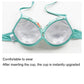 Ericotry 1Pair Breathable Womens Soft Silicone Bra Bikini Inserts Breast Chest Swimsuit Pads Enhancers Push-Up Bra Insert Pad Mo