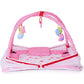 Dearjoy Play Gym With Mosquito Net (Pink Bunny Print)