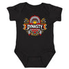 Kansas City Dynasty - History In The Making Kid 'S Onesie For Football Fans (Black Onesie, 24M)