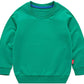 Haxico Unisex Kids Solid Cotton Thin Pullover Sweatshirt T-Shirt Toddler Baby Crewneck Long Sleeve Tshirts Tops Blouse Green, 12