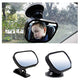 Zogeez Baby Rear View Car Mirror - Wide View For Better Viability - Shatter-Resistant Seat Safety For Infants, Children, Or Todd