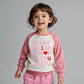 Aqylxlhh Kids Valentines Day Sweatshirt Toddler Girl 7T Abc I Love U Heart Graphic Shirt Little Boys Long Sleeve Outfit Tops Pin