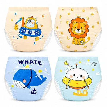 Gavate Cotton Reusable Toddler Baby Training Pants  Boys & Girls,Multi Pattern Design (In, Age, 2 Years, 3 Years, 1) Multicolou