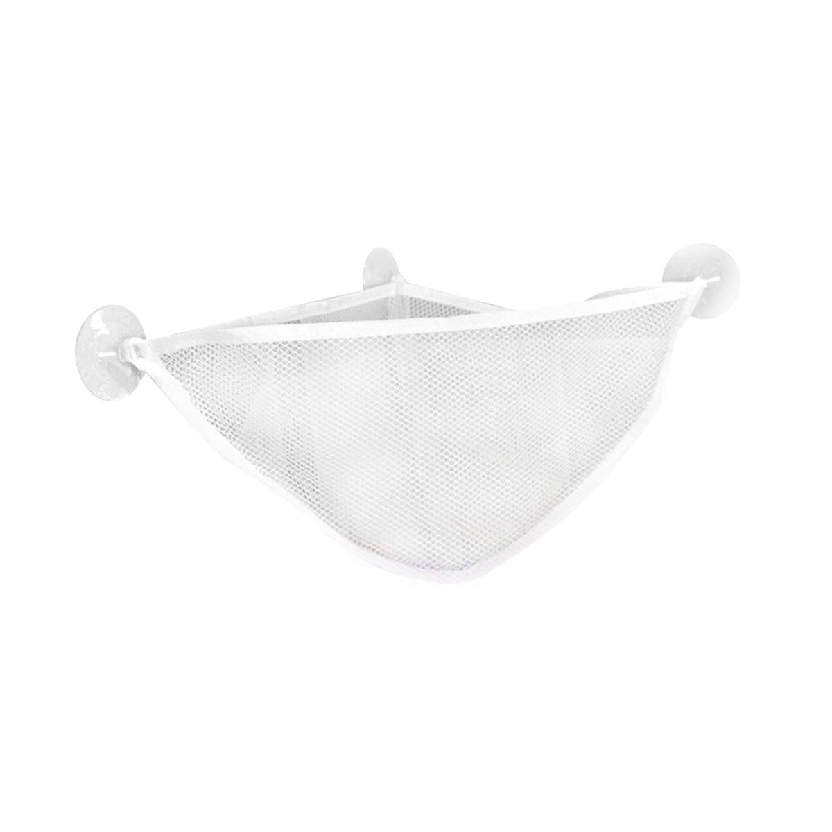BNF Corner Shower Bathroom Hanging Mesh Basket for Baby Boys and Girls White|Baby | Bathing & Grooming |Bathing Accessories|1Pie