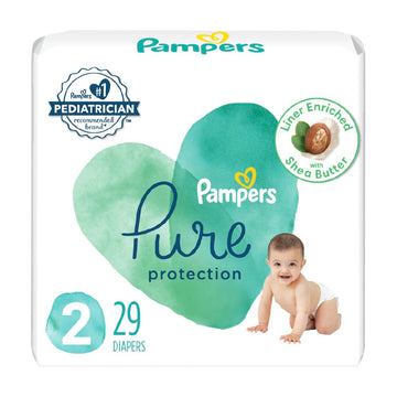 pampers Pure Protection Diaper Size 2 29 ct Old