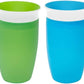Munchkin Miracle 360 Sippy Cup - Green/Blu, 4 Count (Pack Of 1)