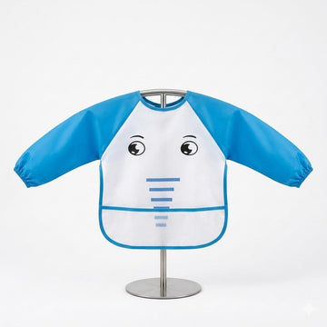 Saekos Bib Apron | Waterproof Messy Play Apron For Toddlers | Protects Clothes During Painting, Eating & Play | Ages 15