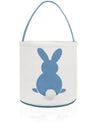MONOBLANKS Easter Bunny Basket Bags, Rabbit Bucket Tote for Easter Egg Hunts Decorations Candy Gifts Storage (Pink)
