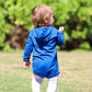 Uv Skinz Upf 50+ Baby Boy'S Hooded Sunzie - Navy Blue - 12/24M
