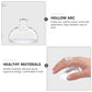 Exceart 2Pcs Mom Palm Cup Pressure Drum Massage Chest Percussion Cup Silicone Sputum Remover Infant Phlegm Sputum Cup Baby Suckl