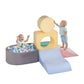 HHH HIKECUCAN Climbing Toys for Toddlers 1-3, Foam Climb Blocks and Ball Pit for Baby,6-Piece Baby Climbing Crawling Toys Soft F