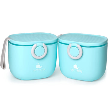 Termichy Baby Formula Dispenser, Portable Milk Powder Dispenser Container With Carry Handle And Scoop For Travel Outdoor Activit