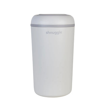 Eco-Touch Baby Nappy Diaper Bin - Odor Lock Airlock, No Costly Refills, 10L Capacity, Recyclable, Use Any Bag - White Nursery Di