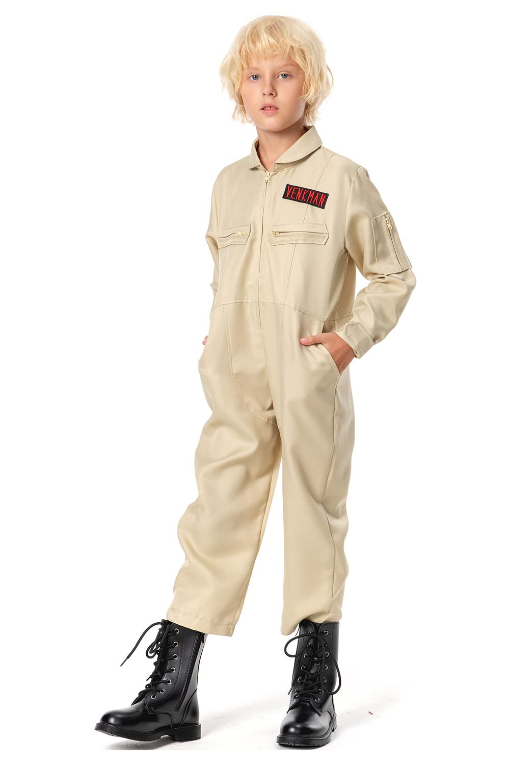 Meicogo Anime Kids Costume Halloween Cosplay Jumpsuit Top Pants Outfit