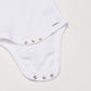 Gerber Baby 5-Pack Solid Onesies Bodysuits, White, 3T