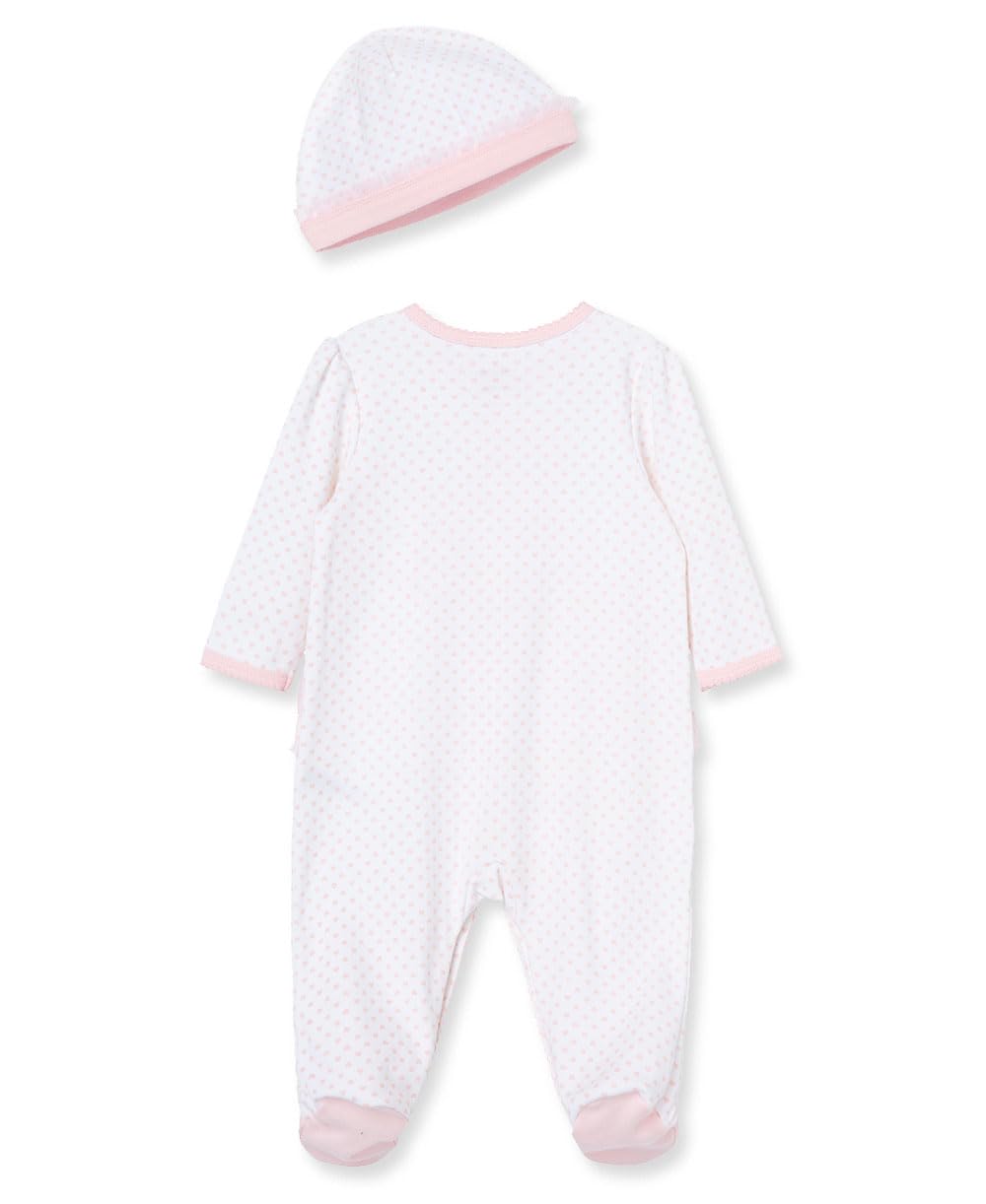 Little Me Baby Clothes & Outfits - Girls One Piece Hat & Footed Sleeper Pajamas - Newborn, Prima Ballerina