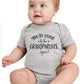 Pregnancy Announcement For Grandparents Size 0-3 Months: Your Going To Be Grandparents Again Baby Announcement For Family Romper