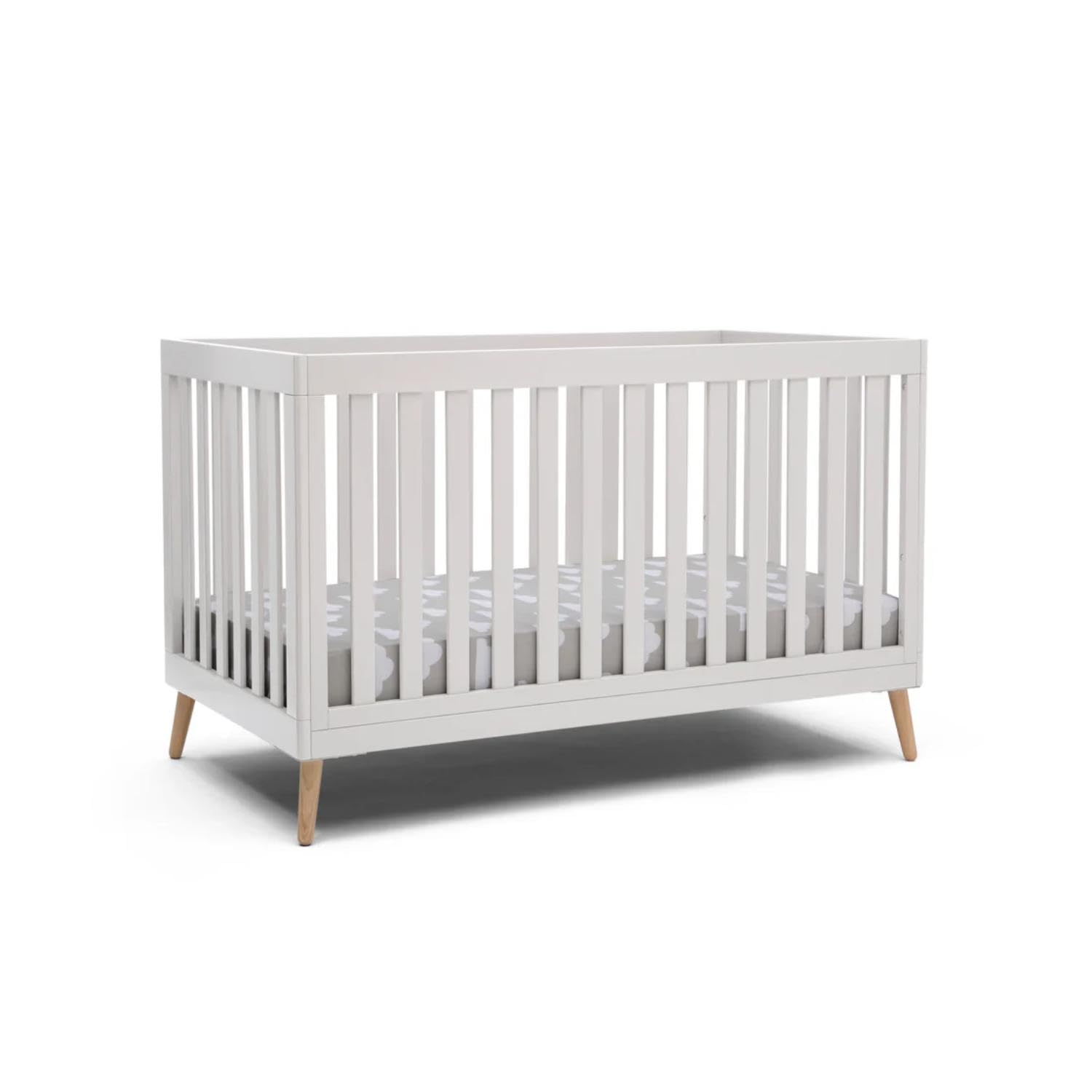 Delta Children #1Usa Baby Crib Eloise 4In1 Convertible | Greenguard Gold Certified | Safe, NonToxic Nursery Crib With Adjusta
