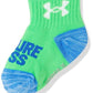Under Armour Baby Boys Multi Pack Future Boss Essential Quarter Sock, Extreme Green, 2T-4T