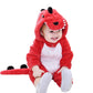 Qiaoniuniu Halloween Baby Red Dinosaur Costumes Toddler Outfit Infants Cosplay Romper 18-24 Months