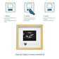 Reece Studio Thumbprint Sonogram Picture Frame, Gender Neutral Baby Keepsake Frame, Family Keepsake, With Included Ink Pad For M