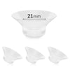 21Mm Flange Inserts For 24Mm Flange/Shield Of Most Pumps, Bpa Free Silicone Flange Sizing Kit Compatible With Momcozy/Elvie/Spec