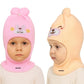 Mikoniko Baby Boys & Girls Woolen Monkey Cap  Pack Of 2 | Soft & Warm Full Coverage Beanie For Head, Ears & Neck | Stretchable 