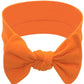 Babygiz Baby Girl Headbands-Infant,Toddler Cotton Handmade Hairbands With Bows Child Hair Accessories (Orange)