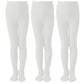 Epeius Toddler Girls Thick Cable Knit Leggings Warm Cotton Pantyhose Dress Tights School Uniform Tights Baby Stockings Ivory Whi