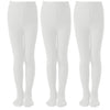 Epeius Toddler Girls Thick Cable Knit Leggings Warm Cotton Pantyhose Dress Tights School Uniform Tights Baby Stockings Ivory Whi