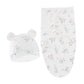 BNF Newborn Swaddle Wraps Wrap Hat Babies Infant Blanket for Newborn Girls Gifts Pink Angle | Baby | Nursery Bedding | Sleeping 