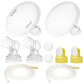Nenesupply Pump Parts with 17mm Flanges Compatible with Medela Pump in Style Breastpump Not Original Medela Pump Parts Include C
