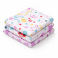 Firstblow Muslin 6 Layer Cotton Face Towels For Newborn Baby Extra Soft Hankies Reusable Napkins For Infants Toddlers/Kids | Pac