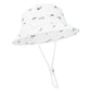 Durio Baby Girl Sun Hat Sun Protection Hats Wide Brim , Summer Hat Beach Hat Toddler Hats For Girls Boys C White Fish 6-12 Month