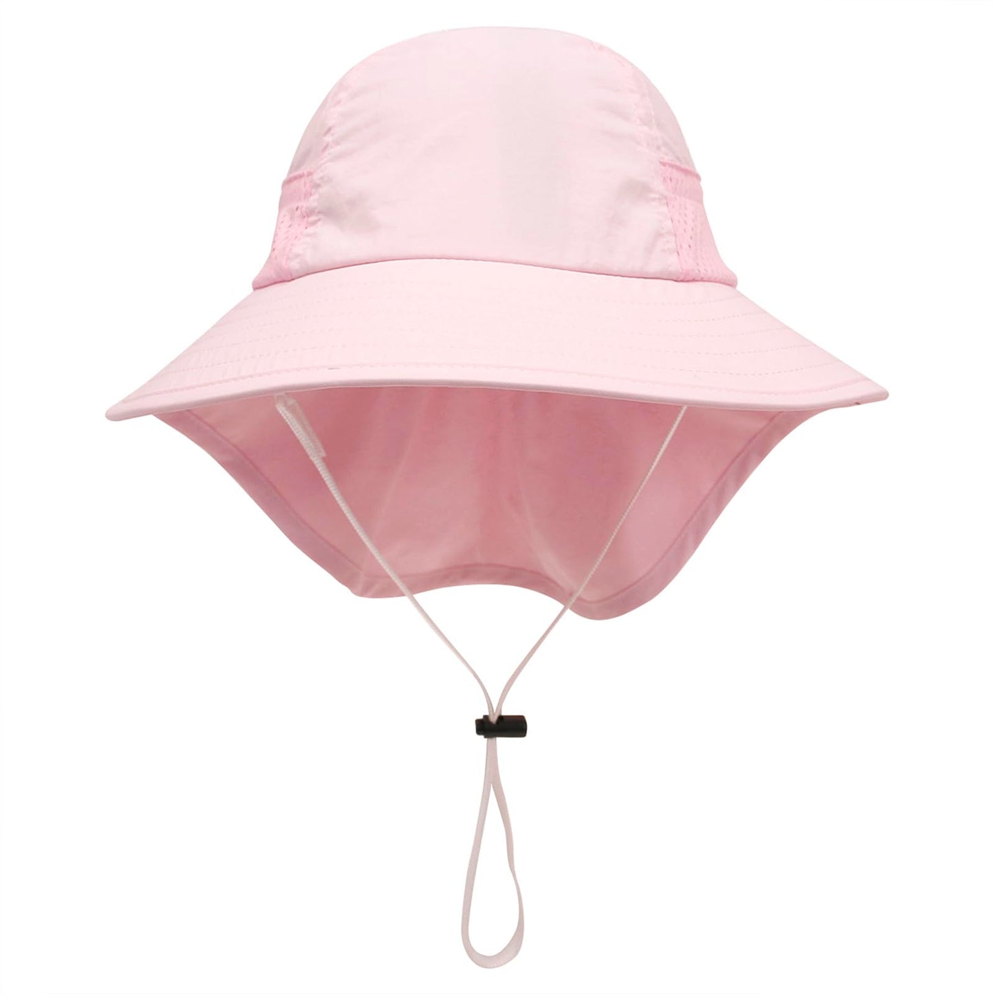 Muryobao Toddler Kids Baby Girls Boys Sun Hat Summer Upf 50+ Uv Protection Caps Wide Brim Neck Flap Beach Play Fishing Hats Pink