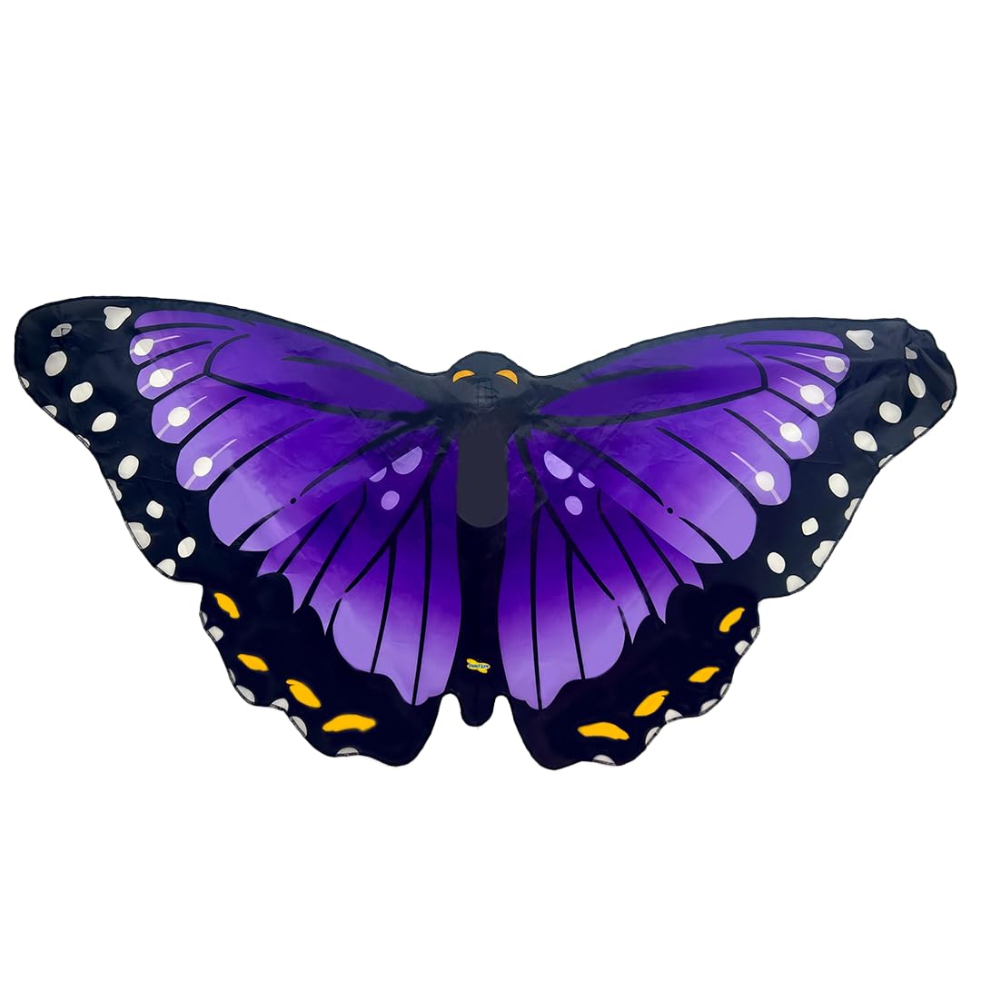Insect Lore Purple Morpho Dress-up Butterfly Wings - Pretend Play Costume for Kids