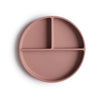 Mushie Silicone Suction Plate | Bpa-Free Non-Slip Design (Cloudy Mauve)