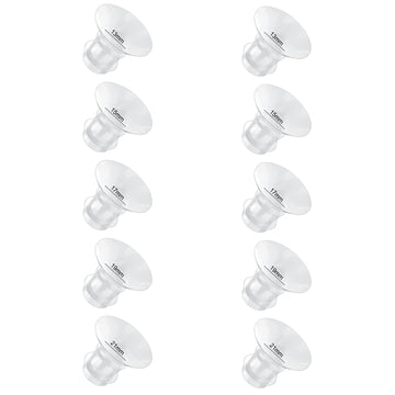 Flange Inserts 13/15/17/19/21Mm 10Pc Compatible With Momcozy S12 Pro/S9 Pro/S9/S10/S12/Medela/Tsrete/Spectra/Bellababy Etc 24Mm