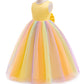 Jup'Elle Baby Girls Dresses With Pearls & Rainbow Color Tulle - Party Wedding Pageant Eastern Flower Girl Dress 6 Months