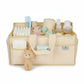 Snowie Soft Baby Diaper Bag, Fashion Newborn Diaper Bags, 5Compartment Design, Multipurpose Utility Soft Plush Baby Bag For Mot