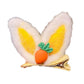 Baby Girls Carrot Hair Clips Pin Easter Bunny HairClips Carrot Hair Barrettes Pin JHE27 (D2-Yellow Ear)